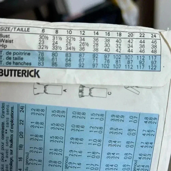 5/$25 Butterick 3680 woman 1986 dress SEWING  PATTERN SIZE 8-10-12 - Picture 6 of 8